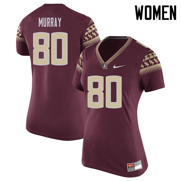 Women #80 Nyqwan Murray Florida State Seminoles College Football Jerseys Sale-Garent